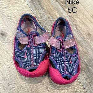 Nike Kids' Pink and Blue Water Shoes